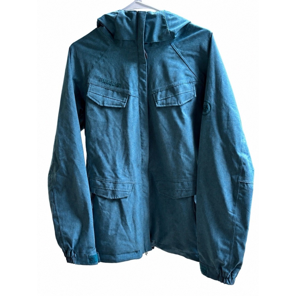 686 Womens Snowboard Ski Jacket Small Waterproof Hooded Winter Teal Coat